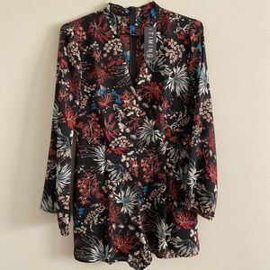 Multicolored Short Romper